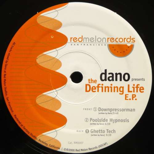 Cover Dano - The Defining Life E.P. (12, EP) Schallplatten Ankauf