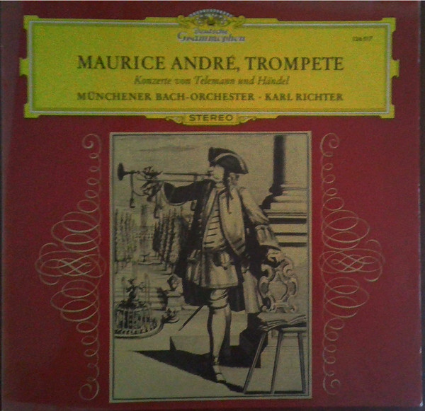Cover Maurice André, Münchener Bach-Orchester - Konzerte von Telemann und Handel (LP) Schallplatten Ankauf