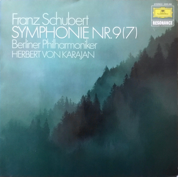 Cover Franz Schubert, Berliner Philharmoniker, Herbert von Karajan - Symphonie Nr. 9 (7) (LP) Schallplatten Ankauf