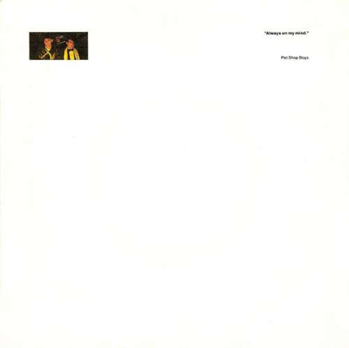 Cover Pet Shop Boys - Always On My Mind (7, Single) Schallplatten Ankauf