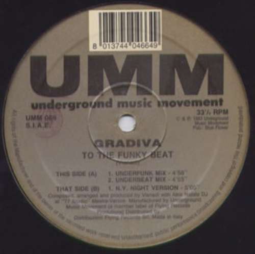 Cover Gradiva - To The Funky Beat (12) Schallplatten Ankauf
