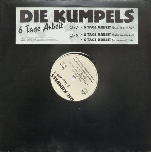 Cover Die Kumpels - 6 Tage Arbeit (12, Promo) Schallplatten Ankauf