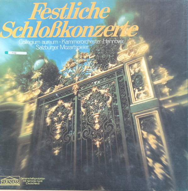Cover Collegium Aureum, Kammerorchester Hannover, Salzburger Mozartspieler* - Festliche Schloßkonzerte  (4xLP, Comp + Box) Schallplatten Ankauf
