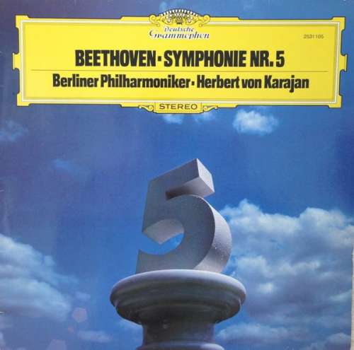 Cover Beethoven* - Berliner Philharmoniker, Herbert von Karajan - Symphonie Nr. 5  (LP) Schallplatten Ankauf