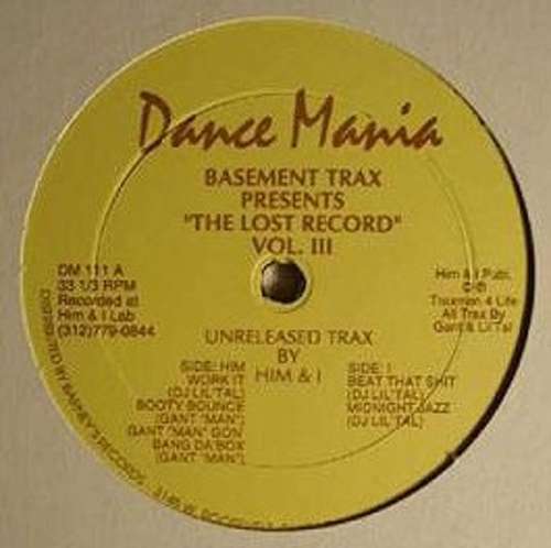 Cover Basement Trax - The Lost Record Vol. III Schallplatten Ankauf