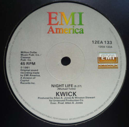 Cover Kwick - Night Life (12) Schallplatten Ankauf