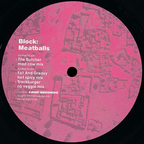 Cover Block - Meatballs (12) Schallplatten Ankauf