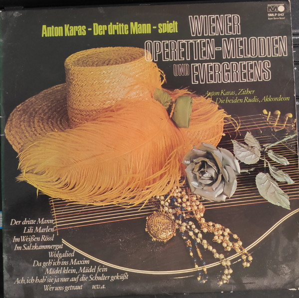 Cover Anton Karas - Der Dritte Mann - Spielt: Wiener Operetten-Melodien Und Evergreens (LP, Album) Schallplatten Ankauf