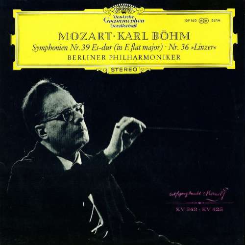 Cover Mozart* • Karl Böhm, Berliner Philharmoniker - Symphonien Nr. 39 Es-Dur • Nr. 36 »Linzer« (LP) Schallplatten Ankauf