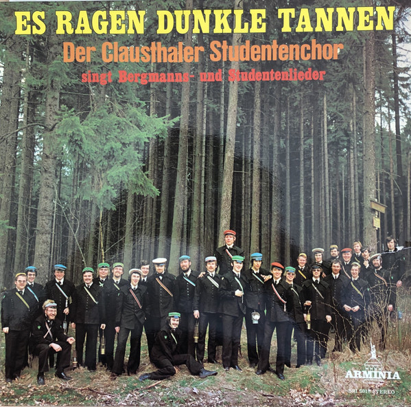 Cover Der Clausthaler Studentenchor - Es Ragen Dunkle Tannen (LP, Album) Schallplatten Ankauf