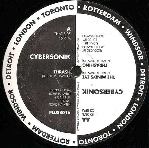 Cover Cybersonik - Thrash (12) Schallplatten Ankauf