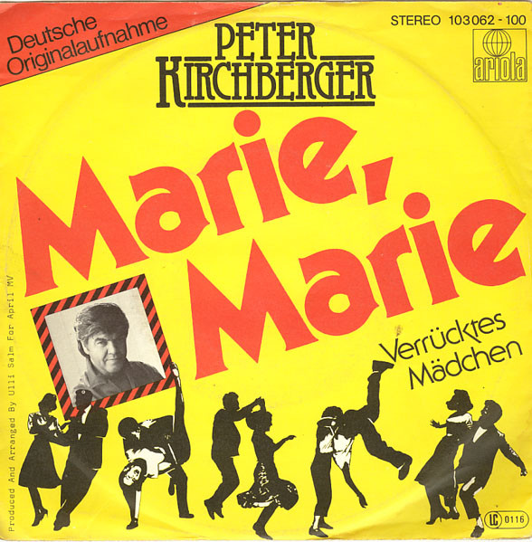 Cover Peter Kirchberger - Marie, Marie (7, Single) Schallplatten Ankauf