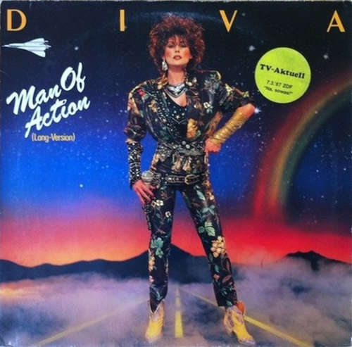 Cover Diva (23) - Man Of Action (Long-Version) (12, Maxi) Schallplatten Ankauf