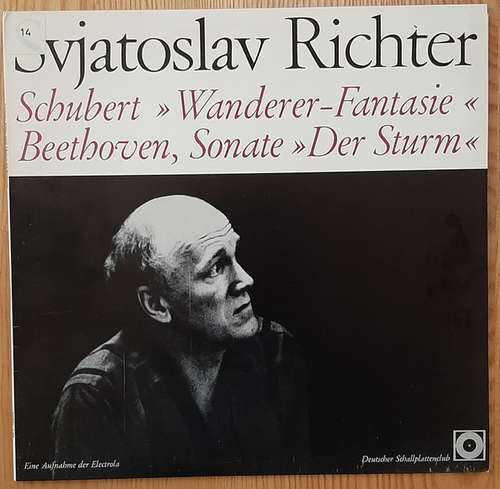 Cover Schubert*, Beethoven*, Svjatoslav Richter* - Wanderer-Fantasie / Sonate - Der Sturm (LP) Schallplatten Ankauf