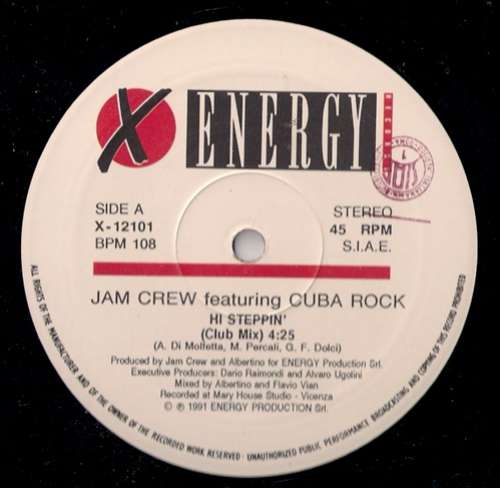 Bild Jam Crew Featuring Cuba Rock - Hi Steppin' (12) Schallplatten Ankauf
