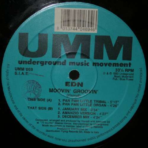 Cover EDN - Moovin' Groovin' (12) Schallplatten Ankauf