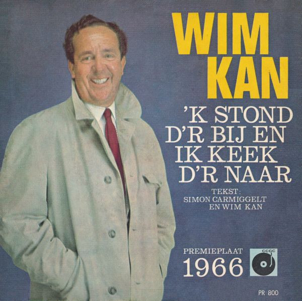 Cover Wim Kan / Corry Vonk - 'k Stond D'r Bij En Ik Keek D'r Naar / Met Me Vlaggetje Me Hoedje En Me Toeter (7, EP) Schallplatten Ankauf