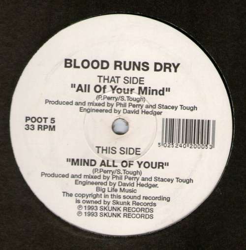 Cover Blood Runs Dry - All Of Your Mind / Mind All Of Your (12) Schallplatten Ankauf