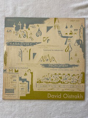 Cover Kabalevsky* / Prokofieff* / David Oistrakh* - Violin Concerto Opus 48 /  Violin Concerto #1 In D Major Opus 19 (LP, Album, Mono) Schallplatten Ankauf