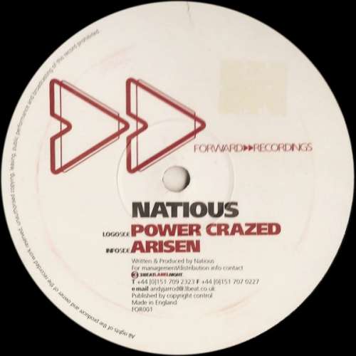 Cover Natious - Power Crazed / Arisen (12) Schallplatten Ankauf