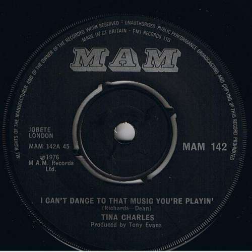 Bild Tina Charles - I Can't Dance To That Music You're Playin' (7, Single) Schallplatten Ankauf