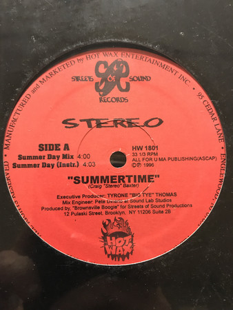 Cover Stereo - Summertime (12) Schallplatten Ankauf