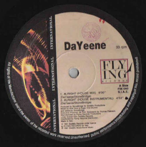 Bild DaYeene - Alright (12) Schallplatten Ankauf