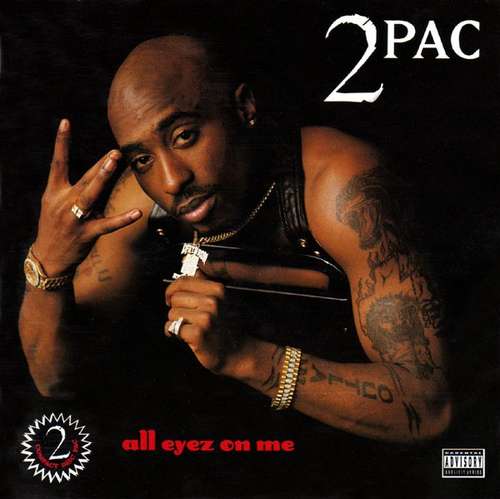 Cover 2Pac - All Eyez On Me (2xCD, Album, Whi) Schallplatten Ankauf
