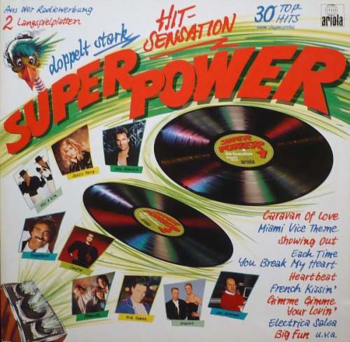 Cover Various - Super Power Hit-Sensation (2xLP, Comp) Schallplatten Ankauf