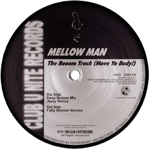 Cover Mellow Man - The Booom Track (Move Ya Body!) (12) Schallplatten Ankauf