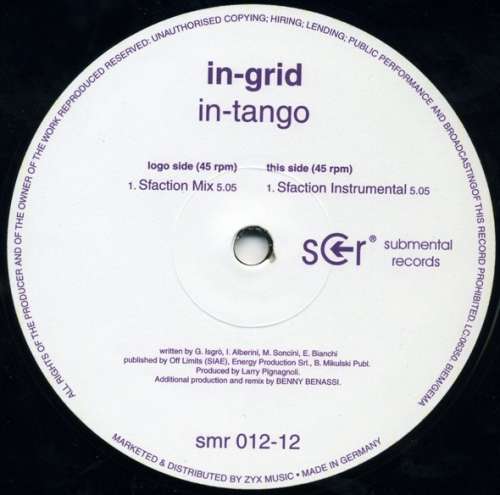 Cover In-Grid - In-Tango (12) Schallplatten Ankauf