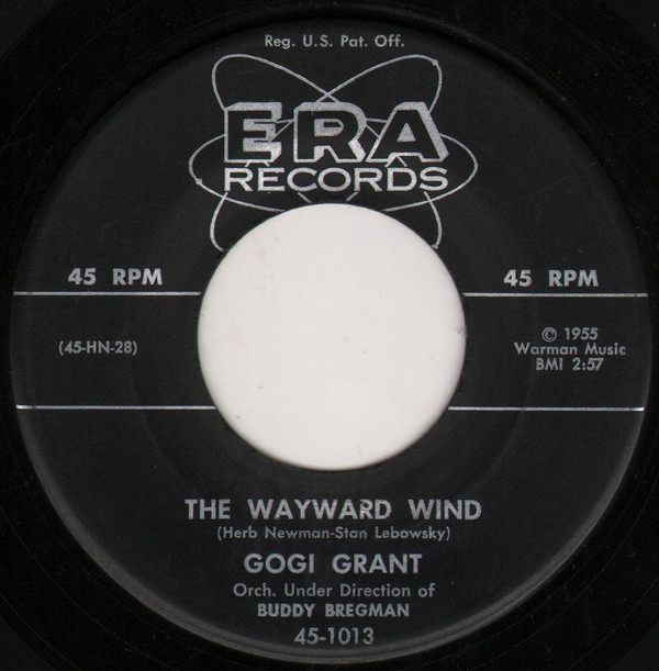 Cover Gogi Grant - The Wayward Wind / No More Than Forever (7) Schallplatten Ankauf