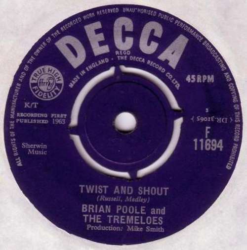 Bild Brian Poole And The Tremeloes* - Twist And Shout (7, Single) Schallplatten Ankauf