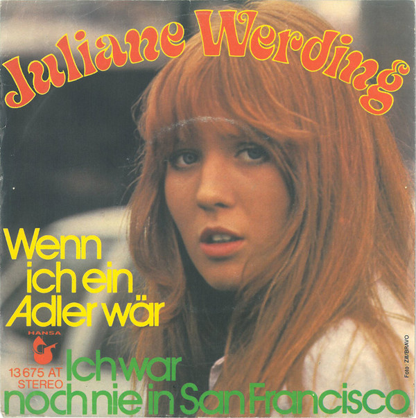 Cover Juliane Werding - Wenn Ich Ein Adler Wär (7, Single, Tel) Schallplatten Ankauf