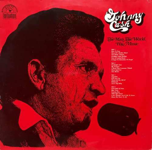 Cover Johnny Cash - The Man, The World, His Music (2xLP, Comp, RE) Schallplatten Ankauf