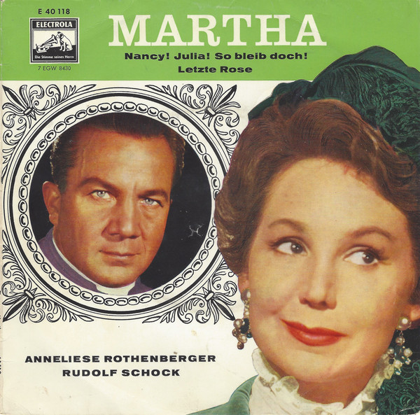 Cover Anneliese Rothenberger, Rudolf Schock - Martha (7, Single) Schallplatten Ankauf