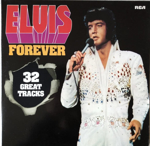 Cover Elvis* - Elvis Forever - 32 Great Tracks (2xLP, Comp, RE) Schallplatten Ankauf