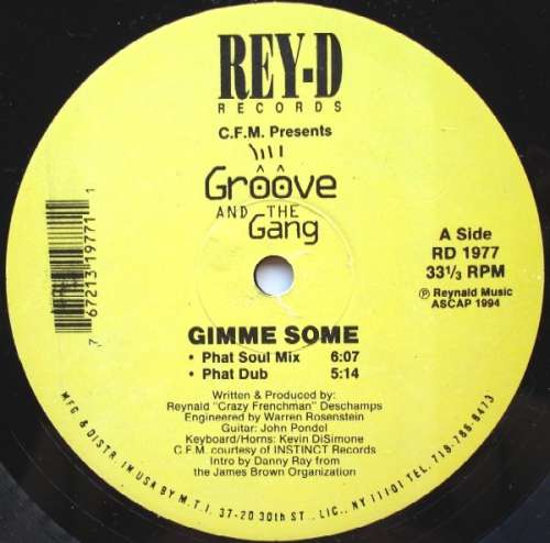 Cover Groove And The Gang - Gimme Some (12) Schallplatten Ankauf