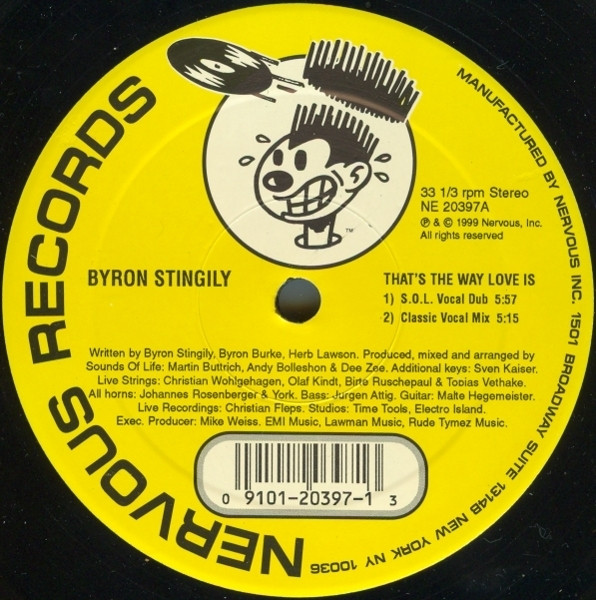 Cover Byron Stingily - That's The Way Love Is (12) Schallplatten Ankauf