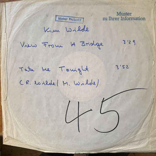 Cover Kim Wilde - View From A Bridge (12, TP) Schallplatten Ankauf