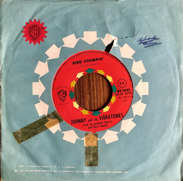 Cover Johnny And The Vibratones - Bird Stompin' (7, Mono, Jukebox) Schallplatten Ankauf
