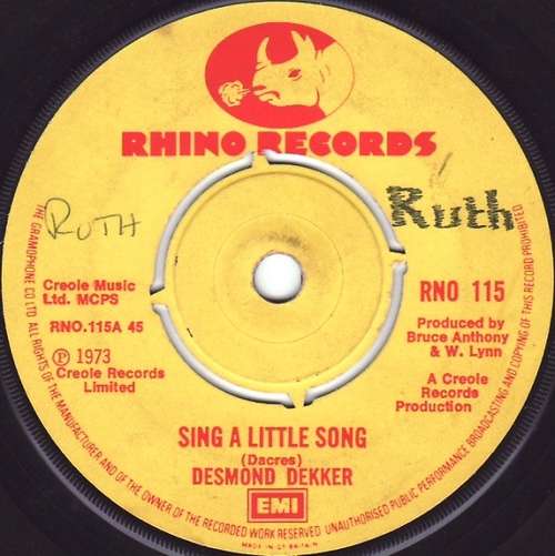 Cover Sing A Little Song / Pick Up The Phone Schallplatten Ankauf