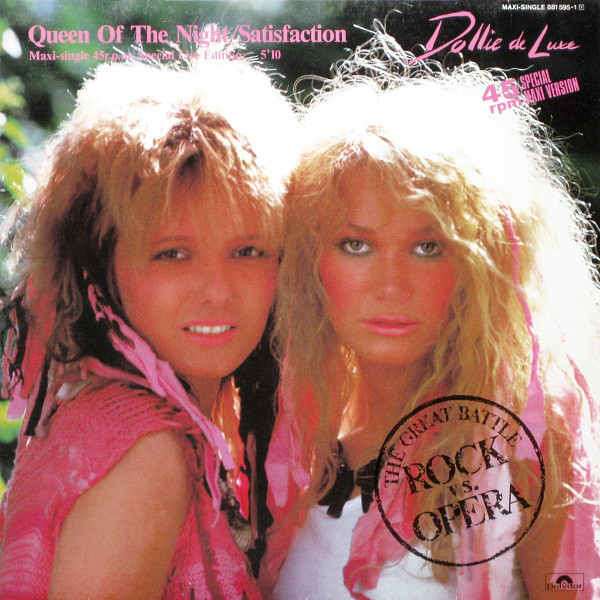 Cover Dollie De Luxe - Queen Of The Night / Satisfaction (12, Maxi) Schallplatten Ankauf