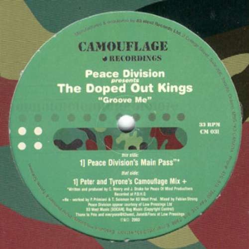 Cover Peace Division Presents The Doped Out Kings* - Groove Me (12) Schallplatten Ankauf
