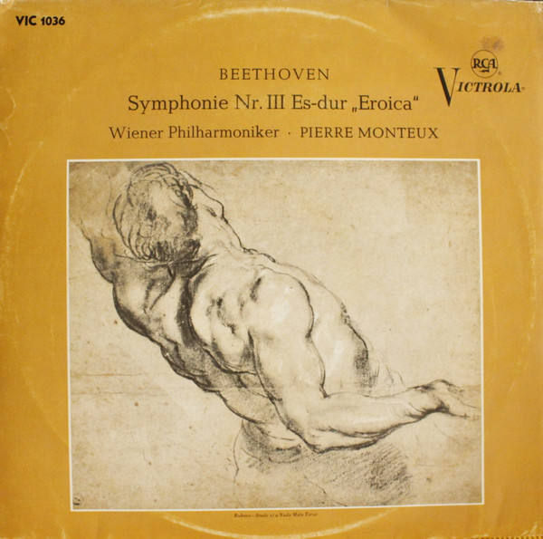 Cover Beethoven*, Wiener Philharmoniker, Pierre Monteux - Symphonie Nr. III Es-dur (Eroica) (LP, Mono) Schallplatten Ankauf
