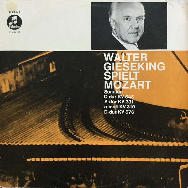 Cover Walter Gieseking - Mozart* - Walter Gieseking Spielt Mozart (LP) Schallplatten Ankauf