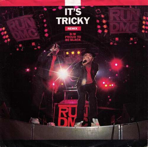 Cover Run-D.M.C.* - It's Tricky (Remix) B/W Proud To Be Black (7, Single) Schallplatten Ankauf