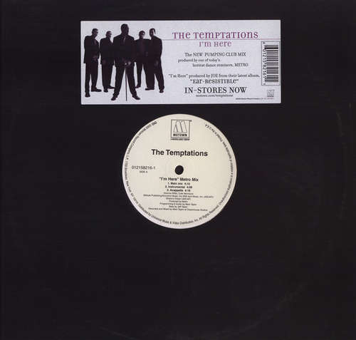 Cover The Temptations - I'm Here (Metro Mix) (12) Schallplatten Ankauf