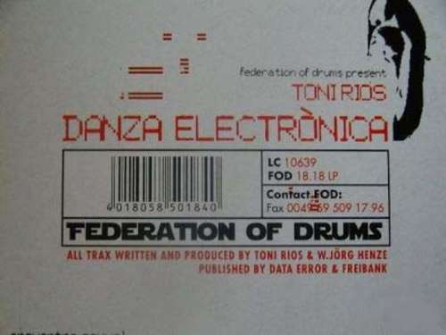 Cover Danza Electronica Schallplatten Ankauf