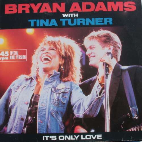 Cover Bryan Adams With Tina Turner - It's Only Love (12) Schallplatten Ankauf